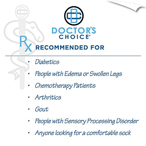 Doctor's Choice Women's Diabetic Socks, NonBinding, Circulatory
