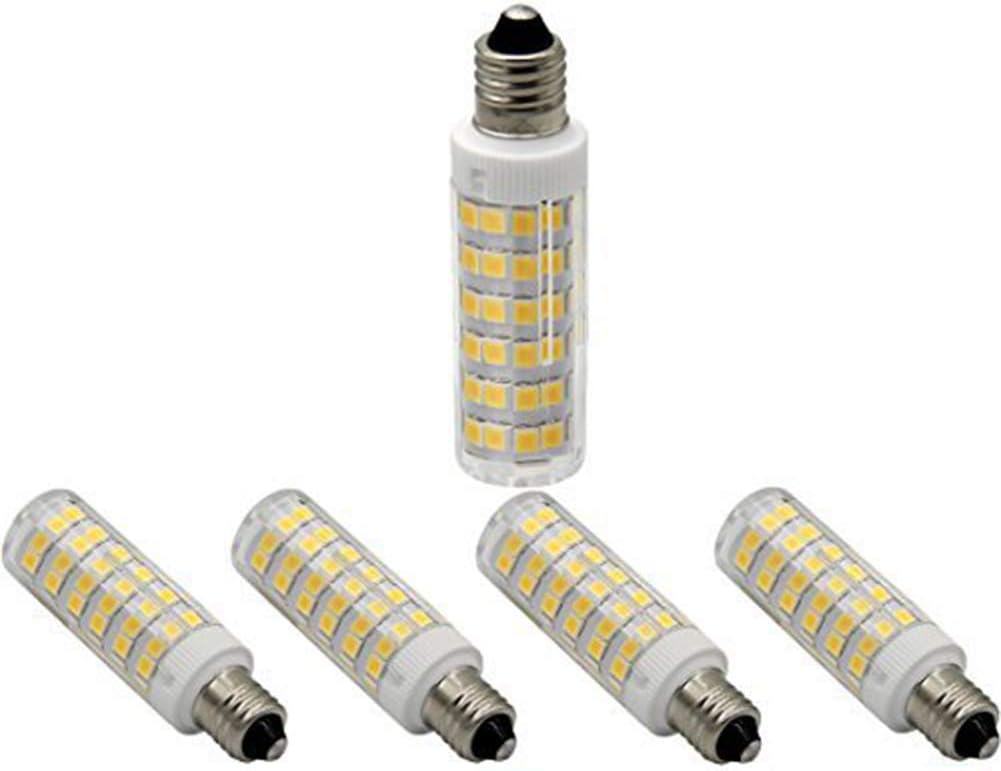 Bqhy T4 E11 LED Bulb, JD T4 Mini Candelabra LED E11 Base 110V 5Watt