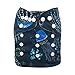 ALVABABY Cloth Diaper One Size Adjustable Reuseable Washable Nappy with 2 Inserts H069