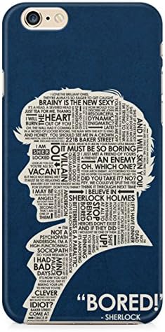 Motivate box, Bored Sherlock Holmes Printed Back Cover for Apple iPhone 6/6s