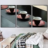 3 Piece Framed Canvas Wall Art Drinks Canvas Prints Home Artwork Decoration for Living Room,Bedroom - 16