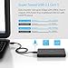 ORICO 2.5'' USB C External Hard Drive Enclosure, SATA 3.0 to USB 3.1 Gen2 6Gbps Case for 2.5 Inch HDD/SSD Support Max 6TB with UASP Tool Free(2189C3)