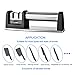 Kitchen Knife Sharpener Professional 2 Stage Steel Diamond Ceramic Coated Sharpening Tool Cook Chef Knife Sharpening Kit Easy to Use Extremely Quickly Fast