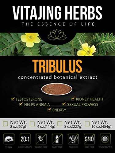 Organic Tribulus Terrestris Powder Extract (2oz-57gm) 20:1 Concentration