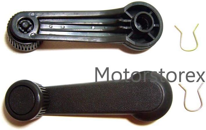 Motorstorex - Window Crank Door Black Handle for Mazda Bravo Mx-5 Miata Rx-7 121 323 626 929 B2200 B2500 Magnum Pickup