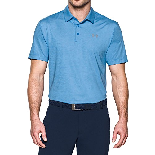 image for Under Armour Men's Playoff Polo, Water/Steel, X-Large, mens, Water (46