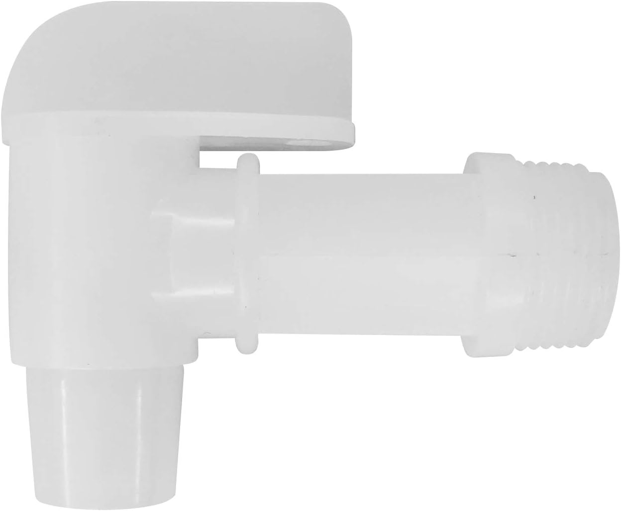 HyFo Green 1Pack White Flow 3/4" Faucet, Plastic Faucet