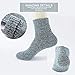 Holisouse Women's 5-Pairs Casual Vintage Style Winter Thick Knit Wool Warm Soft Crew Socks