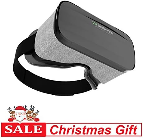 3D Virtual Reality Headsets with Large Viewing Immersive Experience VR Headset HD VR Goggles for VR Games and 3D Movie Compatible for Iphone 6/6s 7 or Samsung S6/S7/S8