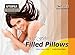 Utopia Bedding Super Plush Fiber Filled Pillows - (2 Pack, Queen) - 100% Cotton, T-240 Mercerized Shell, Dust Mite Resistant, 3D Hollow Siliconized Material Retain Shape