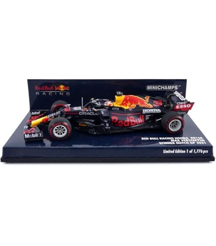 Amazon.com: Minichamps 410211633 1:43 Red Bull Racing Honda RB16B