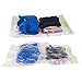 TravAid Roll-up Clothes Travel & Storage Bags - NO VACUUM NECESSARY - 4 Large Bags & 4 Medium Bags (8 in Total)