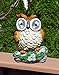 Solar Powered Owl Outdoor LED Garden Light