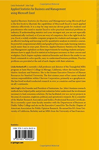 Applied Statistics for Business and Management using Microsoft Excel - //medicalbooks.filipinodoctors.org