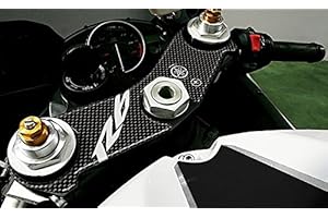 labelbike - 3D Fork Plate Protection Sticker for Motorcycles Compatible with Yamaha R6 2006-2016