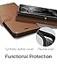 Spigen Wallet S Galaxy S8 Case with Foldable Cover and Kickstand Feature for Samsung Galaxy S8 (2017) - Coffee Brown