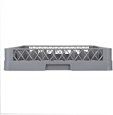 NISBETS Vogue Plate Dishwasher Rack Grey 100x500x500 mm Commercial Use view 4