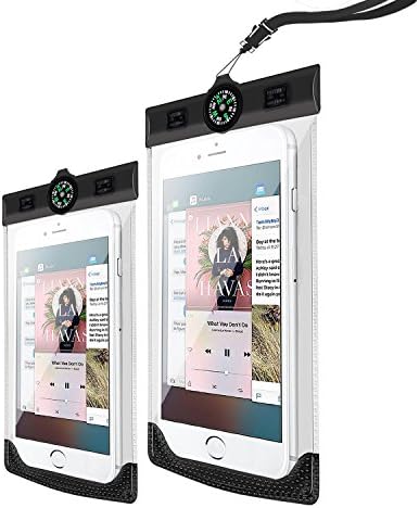 Waterproof Case, 2Pack (Small 4.7+Big 5.5) Different Size Perfect Combination CRONA Universal IPX8 100% Sealed CellPhone Dry Bag for iPhone 7/7P/6/6S/6P/5/5S/4/4S/SE, Galaxy S6 S7 Edge, LG G5 etc