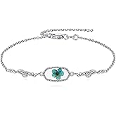 TIGER RIDER Forget-Me-Not Pressed Flower 925 Sterling Silver Adjustable Bracelet Alaska State Flower Bracelet Wildflower Jewelry Gift for Women Birthday Christmas
