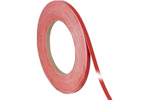 GENERIC Roll Vinyl Pinstriping Solid Line Tape Racing Stripes Decal Sticker Auto Pinstripe Tape,Automotive Pinstriping Tape,Vinyl Pinstripe Tape 32 ft,Motorcycle Pinstripe (Red 1/8)