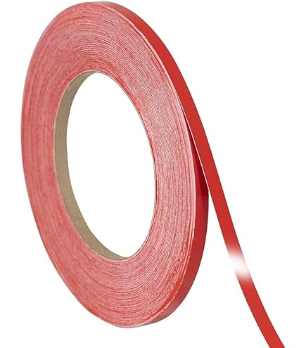 Orange Permanent Vinyl 3M 50 Vinyl Pinstriping Tape Roll In Dark - Foto 8