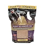 Redmond Bath Salt Plus, Ancient Sea Mineral Salt From an Ancient Dead Sea in Utah, 5 Lbs. Bulk Bag