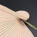 TOOGOO(R) Folding Wooden Carved Sunflower Print Fragrant Hand Fan