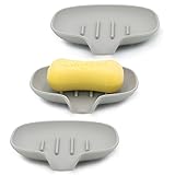 3 Pack Soap Bar Holder, AIMAIAIMAI Self Draining