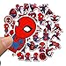 Spider-Man Stickers Laptop Stickers Waterproof Skateboard Snowboard Car Bicycle Luggage Decal 35pcs Pack (Spider-Man)