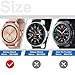 GeeRic Compatible Samsung Galaxy Watch 42mm Case 4 Pack TPU Slim Plated Case Edge-Around Shock-Proof Cover for Galaxy Watch 42mm Smartwatch (Black/Space Gray/Gold/Rose Gold)
