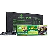 Growerology Seedling Heat Mat for Seed Germination, Cloning and Plant Propagation - BONUS Insulation Underlayment