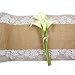 CCTRO Burlap Lace Hessian Table Runner, Rustic Natural Jute Country Wedding Party Bridal Shower Babe Shower Dining Table Decoration 12x108 inches
