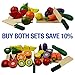 Wooden Cutting Food Toys for Toddlers - Fruit Vegetable Pretend Play Children Kid Educational Toy by NimNik