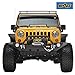 EAG Classic Front Bumper with Skid and Winch Plate Fit for 07-18 Wrangler JK