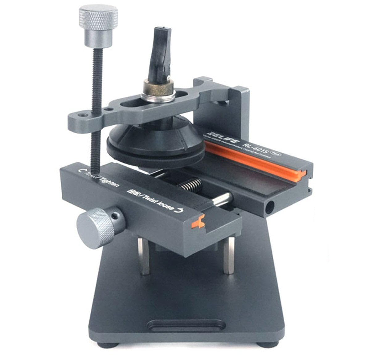 fonefunshop Relife RL-601s Plus 360 Degrees Holder Compatible With iPhone Back Glass Removal With Sucker