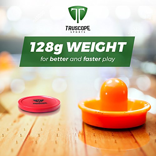 Truscope Sports 12 Pack 3 1/4 Inch Air Hockey Pucks (Green)