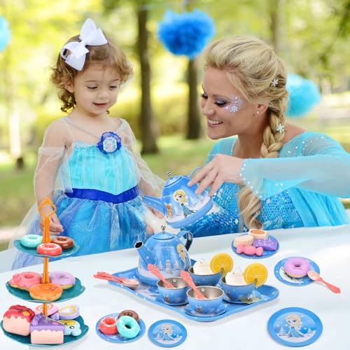 Tea Set Elsa Kitchen Toys Lajeje Tea Party Set For Little Girls