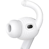 Gcioii 3 Pairs for AirPods Pro 3 Ear Hooks Covers (2025) [Added Storage Pouch] Anti Slip Sport Ear Tips Accessories Compatible with Apple AirPods Pro 3rd Generation (White)