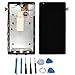 Full LCD Display Touch Screen + Bezel Frame Replacement for Nokia Lumia 1520 Bandit with free tool