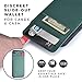 MANGATA TRITON Leather Wallet case compatible with iPhone 8 Plus, iPhone 7 Plus | Hidden Wallet Pocket, Rugged Shell | Cruelty Free Leather | Credit Card Holder, Cash Pocket, Screen Protector (Olive)
