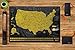 USA Scratch Off Map- 27x17in. Scratch Tools & Memory Stickers Included, Wall Art, Perfect Travel Gifts- United States Map, Scratch Art- Detailed