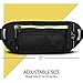Slim Profile Waist Pack with Water Bottle Holder [ActivePak Hydro] Water Resistant, Storage for Smartphone & More with FREE attachable dog leash – For Travel, Runners, Hikers, Men & Women - Black