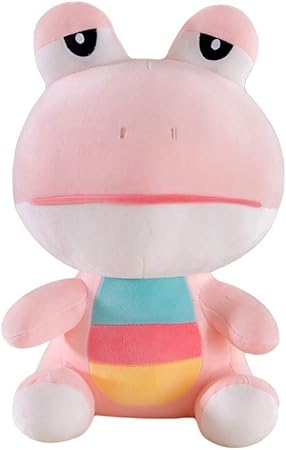 Amazon カエル ぬいぐるみ 蛙縫い包み 座り姿 抱っこぬいぐるみ マニアル 特大 可愛い もこもこ マスコット おもちゃ カエル抱き枕 腰枕 添い寝 贈り物 プレゼント 置物 キャラクター ギフト ピンク グリーン 安眠グッズ ぬいぐるみ おもちゃ