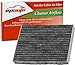 EPAuto CP002 (CF12002) Replacement for KIA Premium Cabin Air Filter includes Activated Carbon primary