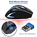DLAND 2.4G Wirelss Gaming Mouse, Zelotes Wireless Mouses Gaming with USB Receiver, 3 Adjustable DPI Levels Gaming Gamer Mice, 6 Buttons for Notebook, PC, Laptop, Computer, Macbook- Black.