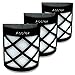 Aootek 6 LED Outdoor Wireless Solar Powered Wall Light Waterproof Light Sensor Landscape Light for Patio Deck Yard Garden (White Light-3 Pack)