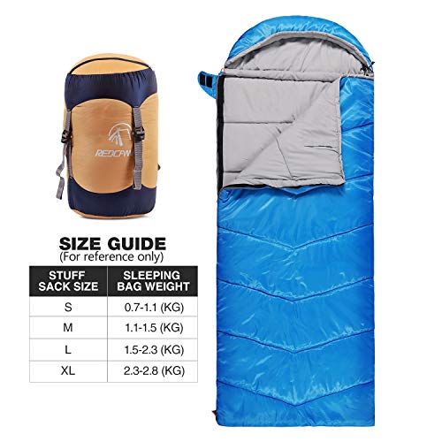 REDCAMP Nylon Compression Stuff Sack, Lightweight Sleeping Bag Compression Sack Great for Backpacking, Hiking and Camping, Orange XL - Thumbnail 3