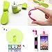 Generic 2-in-1 Mini Fan for iPhone iPad and Android Pink Blue & Green 3 Pack