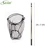 Saim-Fishing-Fish-Landing-Folding-Netting-Net-w-Extending-Telescoping-Pole-Handle