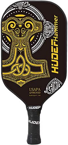 Pickleball Paddle,Pickleball Paddles Lightweight Graphite Carbon Fiber Wide Face Pickleball Paddle Racquet Rackets,Honeycomb Core,Cushion Comfort Grip USAPA Approved